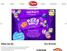 Tablet Screenshot of fyna.com.au